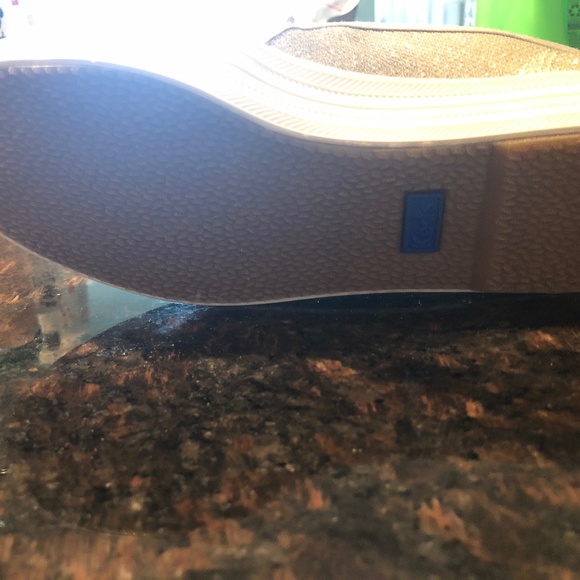 Kate Spade Platform slip on Glitter Keds - Picture 7 of 7